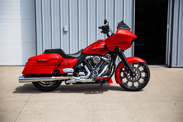 KLOCK WERKS 1401-0425 Level Front Fender - Black - 16"-19" Wheel - HD Touring/Trike — image 5 of 6