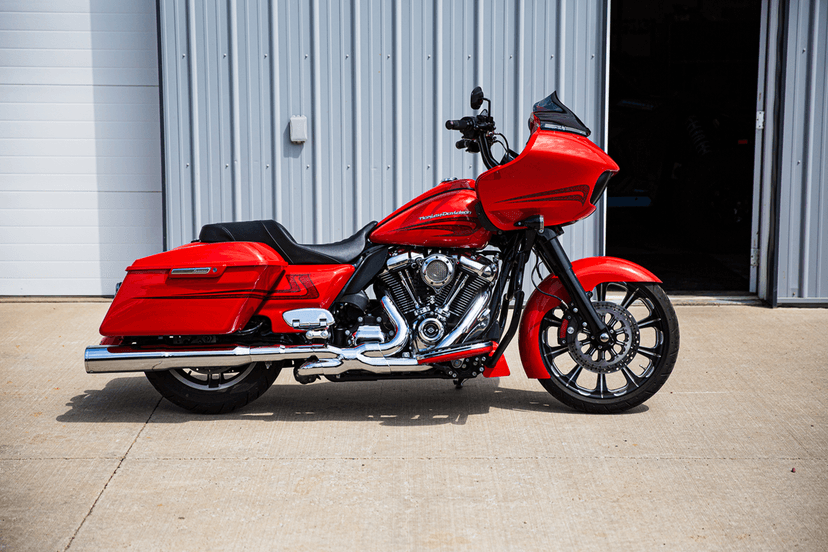 KLOCK WERKS 1401-0425 Level Front Fender - Black - 16"-19" Wheel - HD Touring/Trike — image 5 of 6