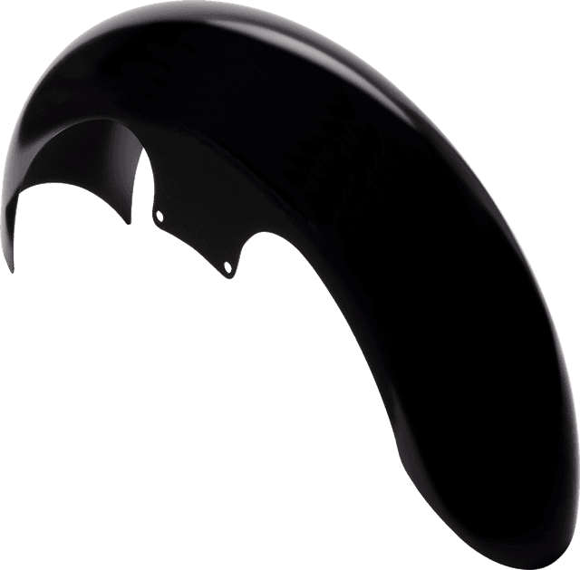 KLOCK WERKS 1401-0426 Slicer Front Fender - Black - 16"-19" Wheel - HD Touring/Trike — image 1 of 5