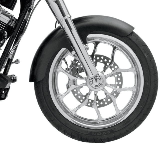 KLOCK WERKS 1401-0432 Thickster Front Fender - Black - 16"-19" Wheel - HD Touring/Trike — image 3 of 5