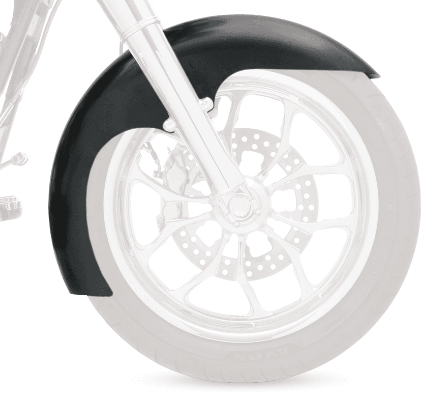KLOCK WERKS 1401-0433 Level Front Fender - Black - 21" Wheel - HD Touring/Trike — image 4 of 5