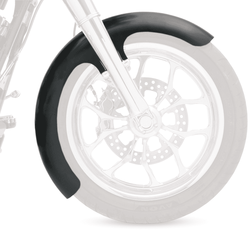 KLOCK WERKS 1401-0435 Wrapper Front Fender - Black - 21" Wheel - HD Touring/Trike — image 4 of 5