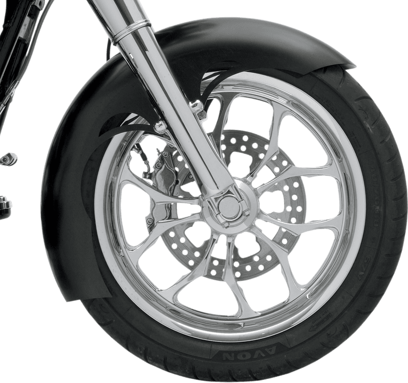 KLOCK WERKS 1401-0436 Tude Front Fender - Black - 21" Wheel - HD Touring/Trike — image 5 of 5