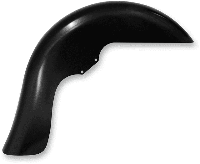 KLOCK WERKS 1401-0441 WFB™ Benchmark Front Fender - For Raked Trees - Black - HD Touring/Trike '83-'13