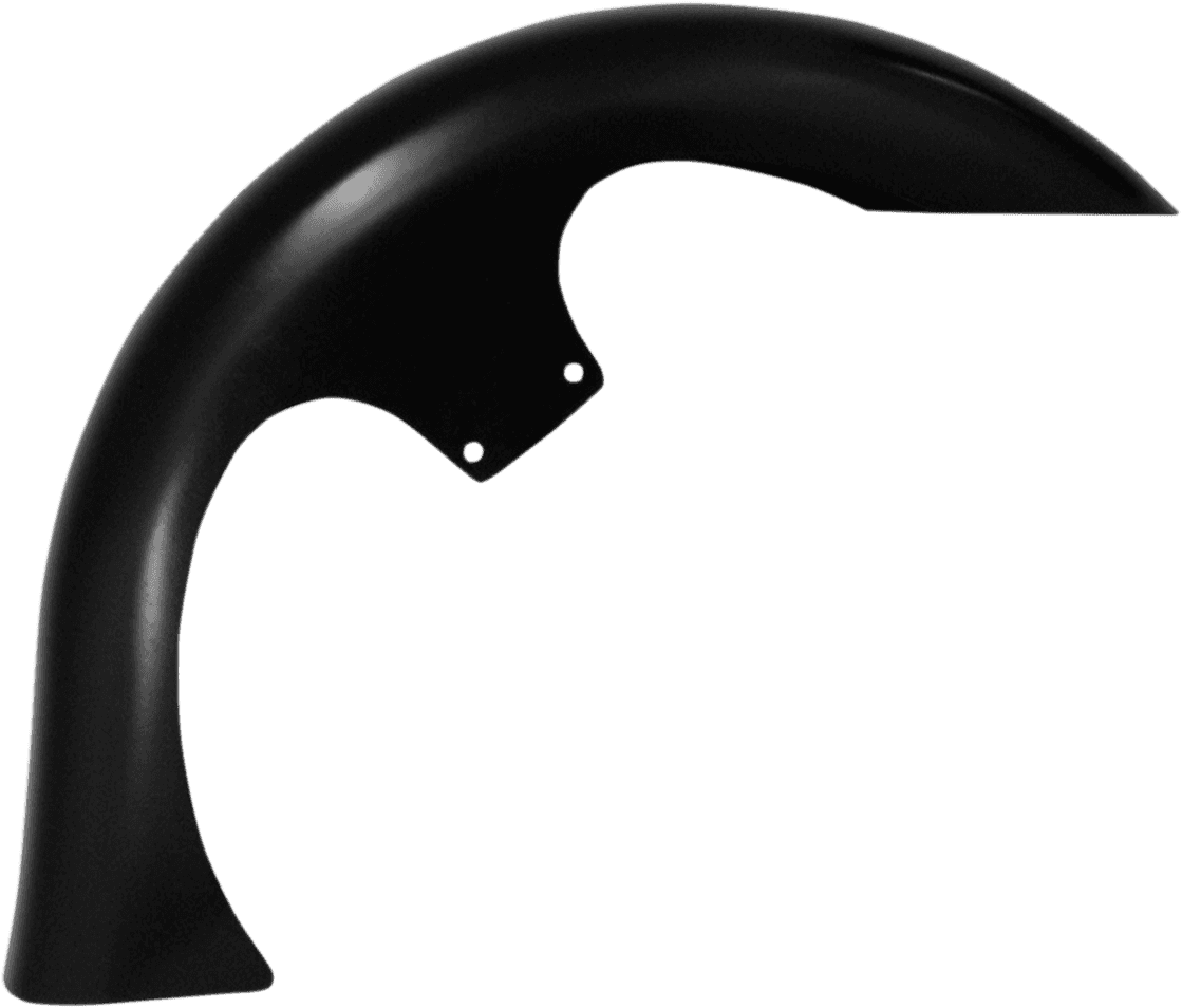 KLOCK WERKS 1401-0447 Slicer Front Fender Kit - For Raked Frames - Black - 26" Wheel - HD Touring/Trike