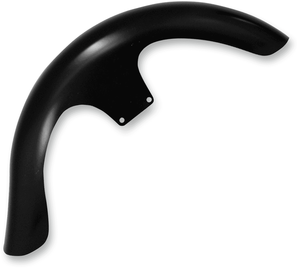 KLOCK WERKS 1401-0453 Lil' Wrapper Front Fender Kit - For Raked Trees - Black - 23" - HD Touring/Trike