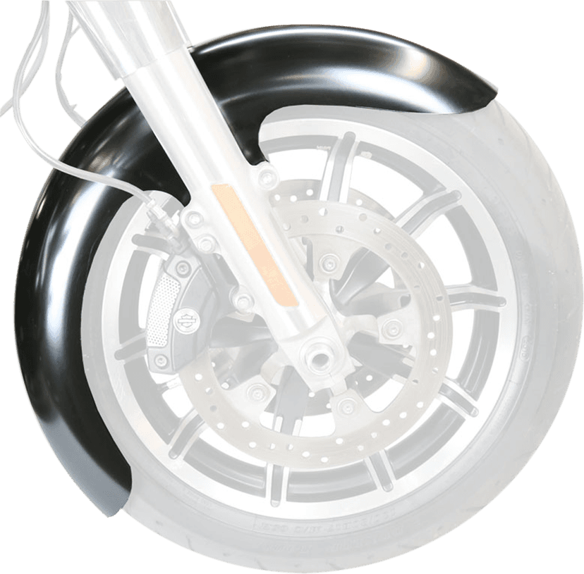 PAUL YAFFE BAGGER NATION 1401-0481 Thicky Front Fender - 21" Wheel - With Satin Spacers - HD - Touring/Trike — image 7 of 8