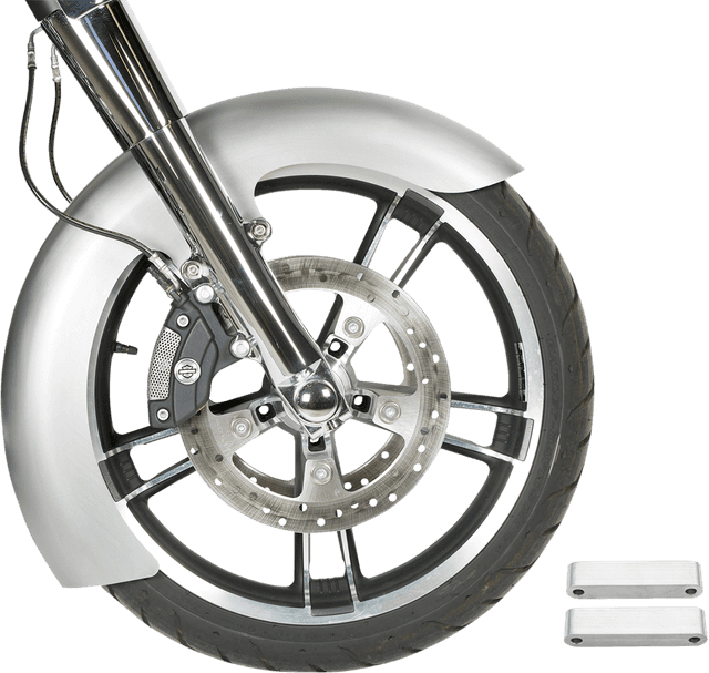 RUSS WERNIMONT DESIGNS 1401-0506 Custom Dresser Front Fender - For 21" Wheel - LS-2 Style - HD Touring/Trike '14-'20 — image 3 of 3