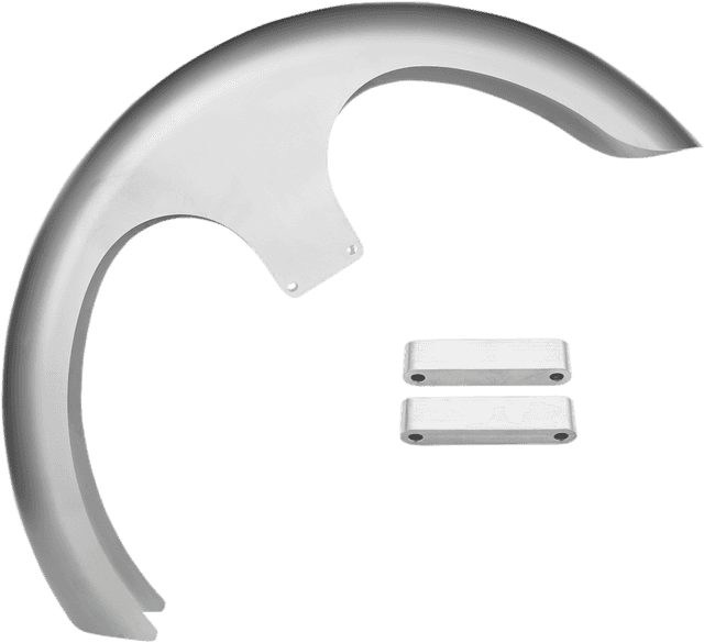 RUSS WERNIMONT DESIGNS 1401-0506 Custom Dresser Front Fender - For 21" Wheel - LS-2 Style - HD Touring/Trike '14-'20 — image 1 of 3