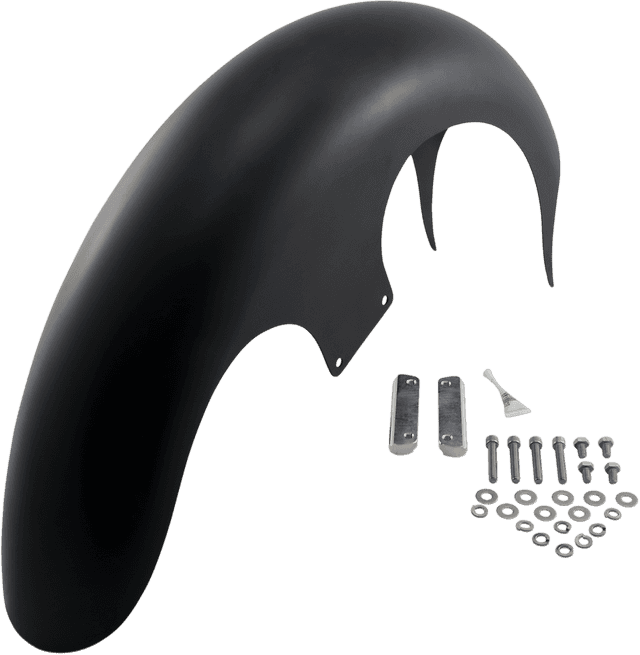 PAUL YAFFE BAGGER NATION 1401-0523 Talon Front Fender - 26" Wheel - With Satin Adapters - HD Touring — image 2 of 2