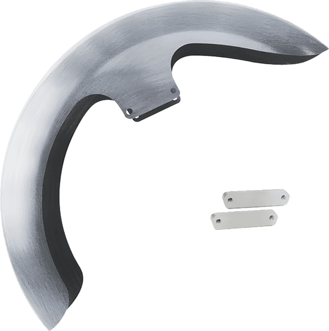 PAUL YAFFE BAGGER NATION 1401-0524 Thicky Front Fender - 21" Wheel - With Satin Adapters - HD - Touring/Trike — image 1 of 2