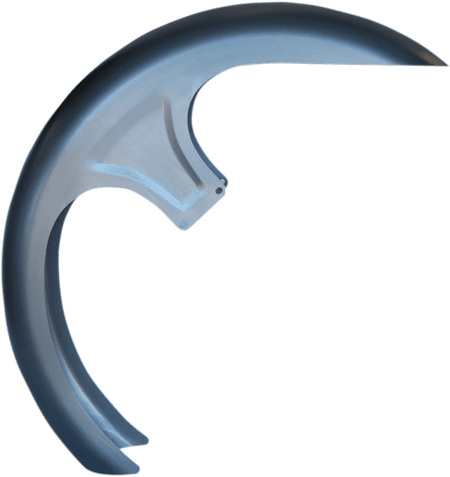 RUSS WERNIMONT DESIGNS 1401-0600 Custom Dresser Front Fender - For 30" Wheel - LS-3 Style - HD Touring/Trike '94-'13