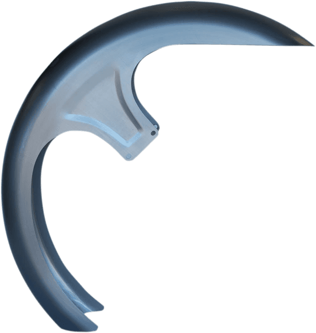 RUSS WERNIMONT DESIGNS 1401-0603 Custom Dresser Front Fender - For 30" Wheel - LS-3 Style - HD Touring/Trike '14-'20