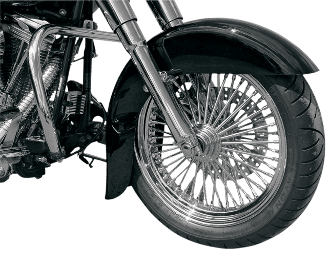 KLOCK WERKS 1401-0624 Benchmark Front Fender - Black - 16"-19" Wheel - HD Softail — image 2 of 6