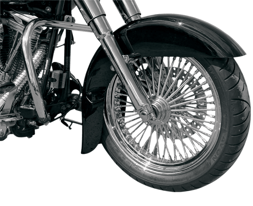 KLOCK WERKS 1401-0624 Benchmark Front Fender - Black - 16"-19" Wheel - HD Softail — image 2 of 6