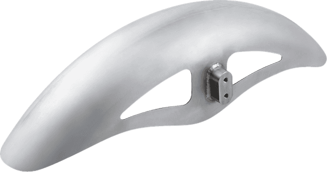 RUSS WERNIMONT DESIGNS 1401-0646 Retro Front Fender - For 18"/19" Wheel - Raw - HD Dyna '06-'17 — image 1 of 3