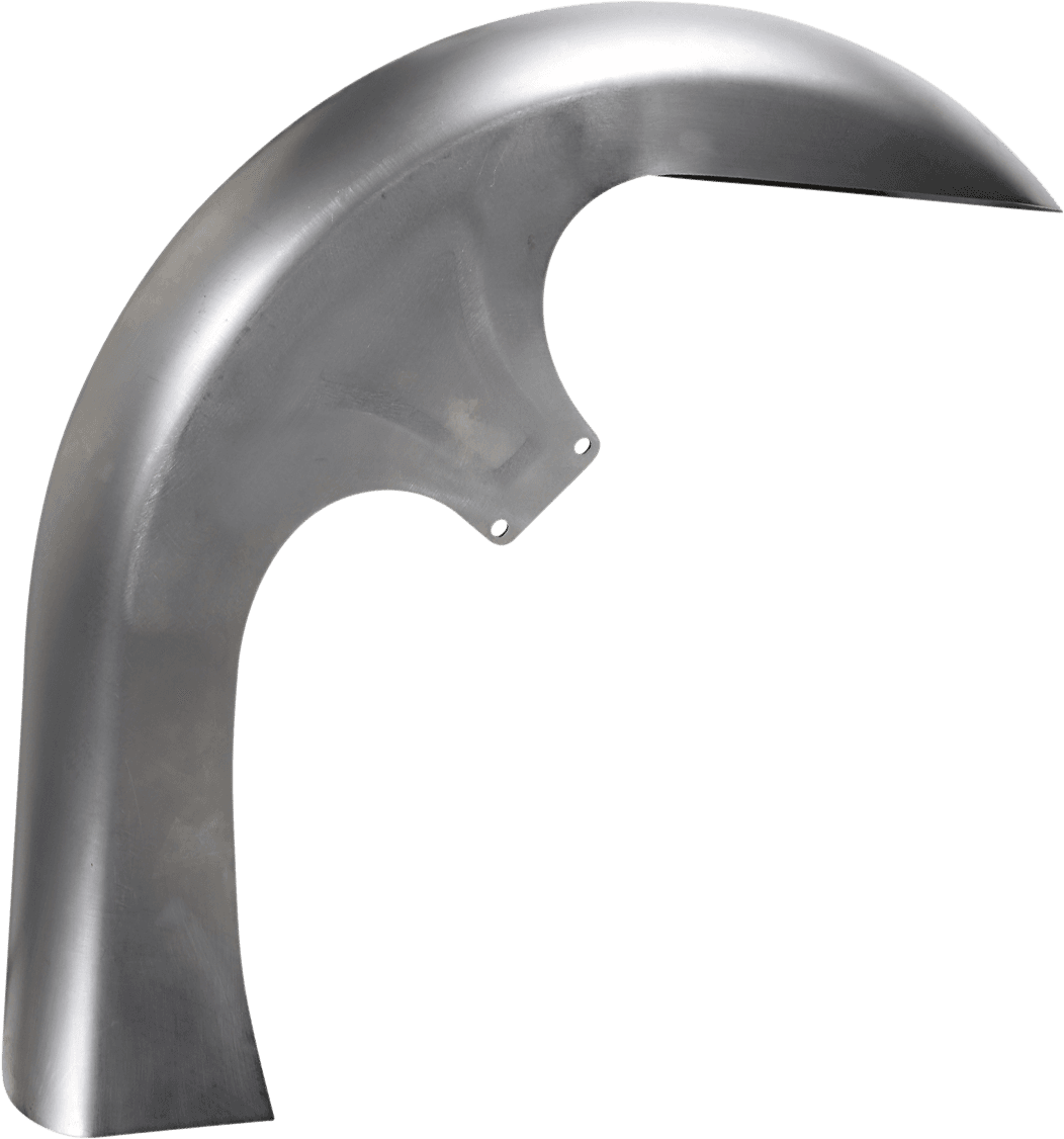 RUSS WERNIMONT DESIGNS 1401-0653 Flat Back Dresser Front Fender - For 30" Wheel - 47° Rake - HD Touring/Trike '14-'20