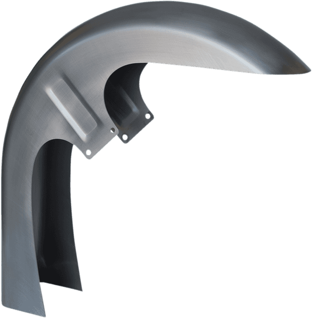RUSS WERNIMONT DESIGNS 1401-0655 Flat Back Dresser Front Fender - For 26" Wheel - 42° Rake - HD Touring/Trike '94-'13
