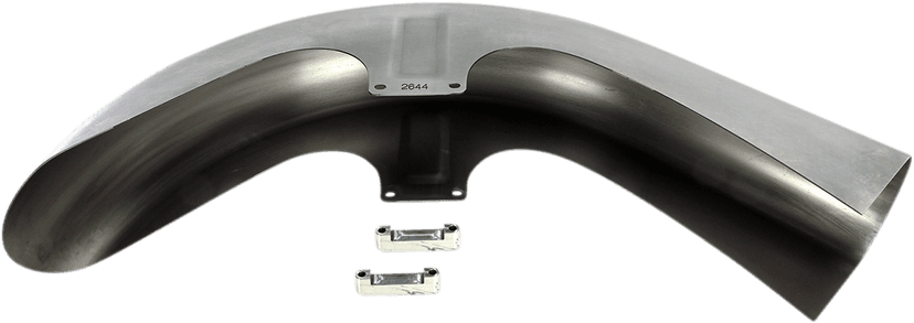RUSS WERNIMONT DESIGNS 1401-0656 Flat Back Dresser Front Fender - For 26" Wheel - 44° Rake - HD Touring/Trike '94-'13 — image 4 of 4