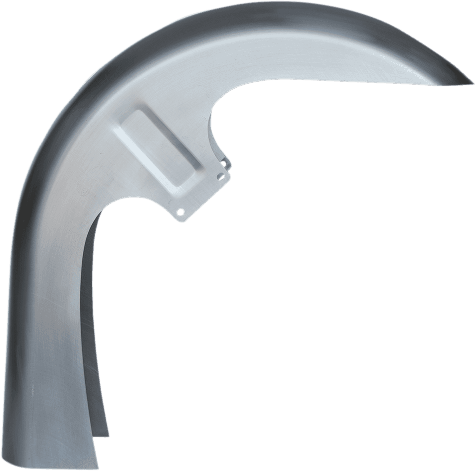 RUSS WERNIMONT DESIGNS 1401-0657 Flat Back Dresser Front Fender - For 26" Wheel - 38° Rake - HD Touring/Trike '14-'20