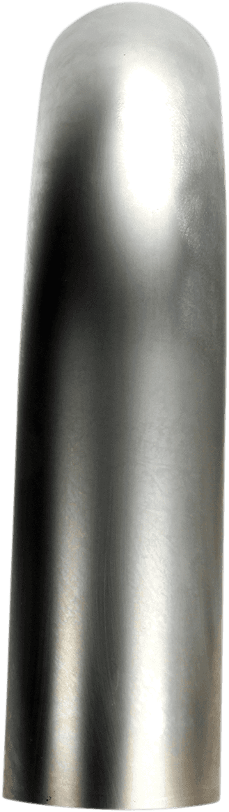 RUSS WERNIMONT DESIGNS 1401-0659 Flat Back Dresser Front Fender - For 26" Wheel - 44° Rake - HD Touring/Trike '14-'20 — image 2 of 4