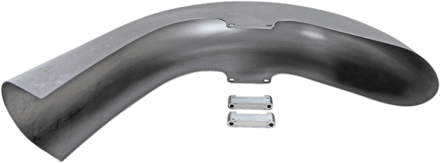 RUSS WERNIMONT DESIGNS 1401-0662 Flat Back Dresser Front Fender - For 21" Wheel - 30° - HD Touring/Trike '94-'13 — image 3 of 4