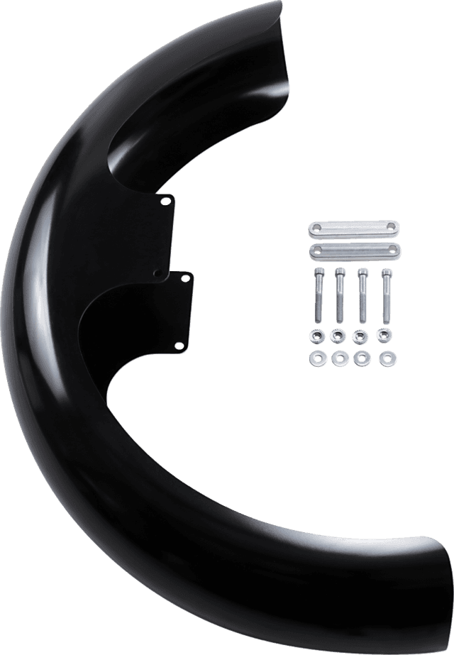KLOCK WERKS 1401-0672 Wrapper Front Fender - Black - 21" Wheel - HD Touring/Softail