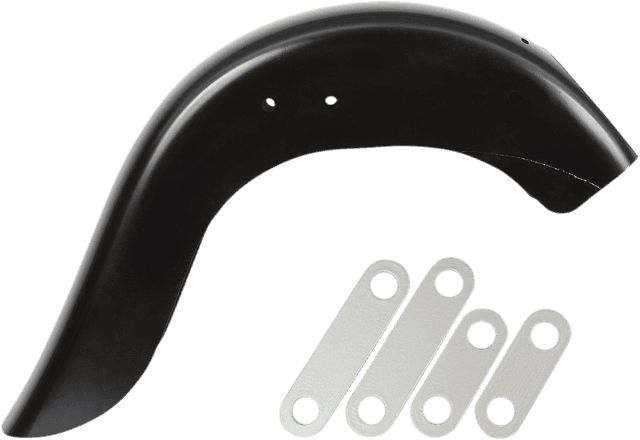 KLOCK WERKS 1401-0676 Benchmark Rear Fender - Smooth - HD Softail/Touring '18-'26