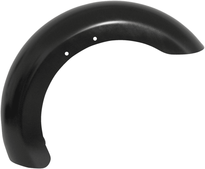 KLOCK WERKS 1401-0703 Roller Front Fender - Black - 18" - HD Softail — image 3 of 3
