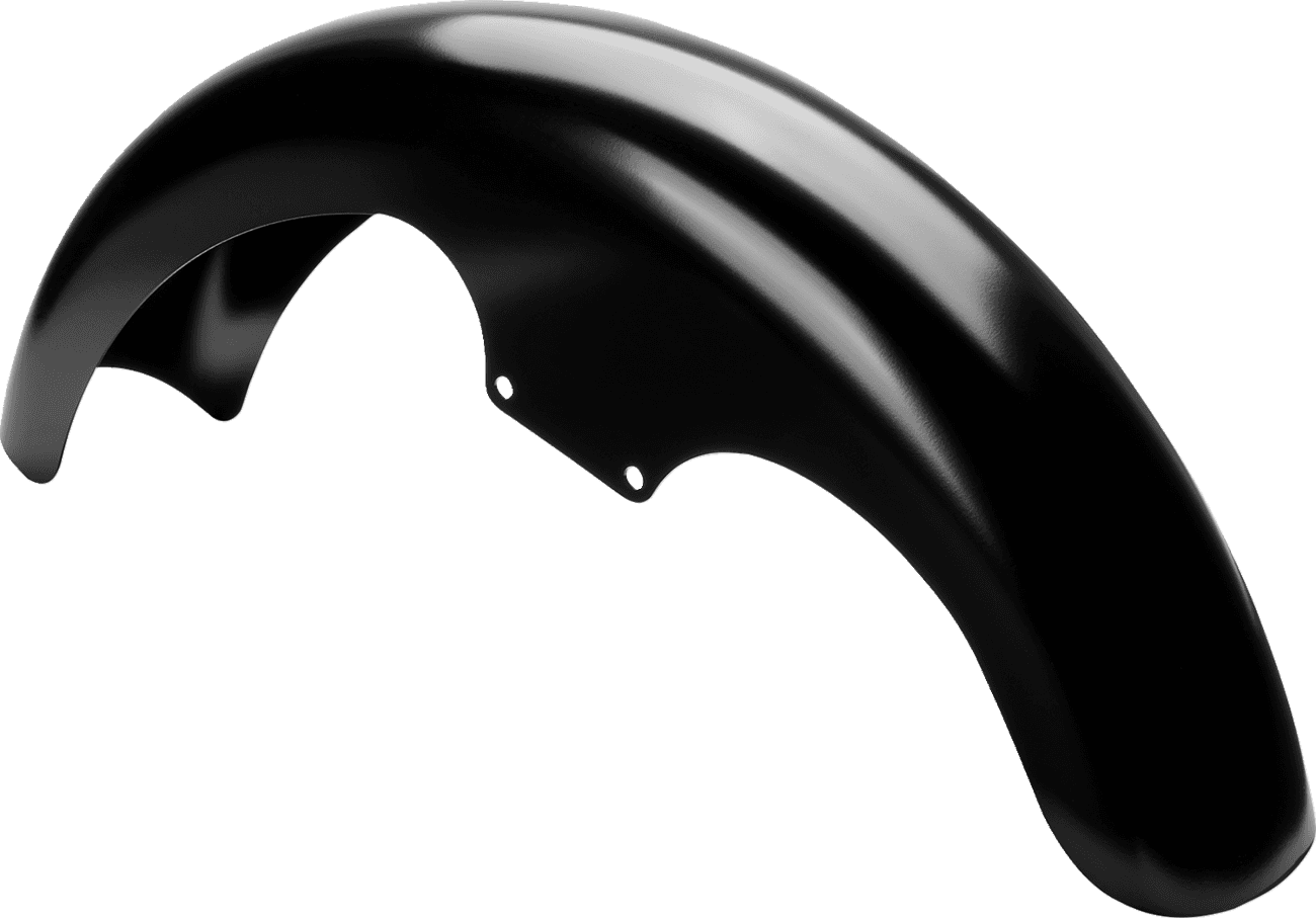 KLOCK WERKS 1401-0709 TLF Front Fender - Black - 19" - HD Softail