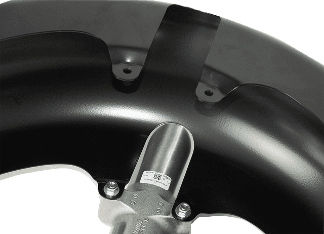 RUSS WERNIMONT DESIGNS 1401-0733 EZ-8 Custom Front Fender - For 18" Wheel - Raw - HD Touring '14-'20 — image 6 of 6