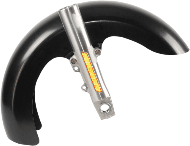 RUSS WERNIMONT DESIGNS 1401-0733 EZ-8 Custom Front Fender - For 18" Wheel - Raw - HD Touring '14-'20 — image 4 of 6