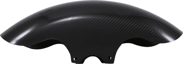 SLYFOX 1401-0844 Front Fender - Shorty - Carbon Fiber/Gloss — image 3 of 7