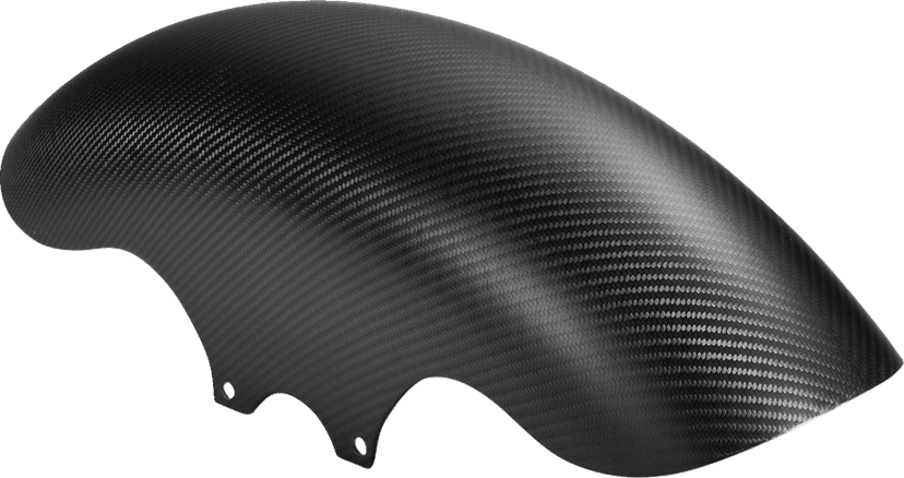 SLYFOX 1401-0845 Front Fender - Shorty - Carbon Fiber/Matte — image 1 of 3