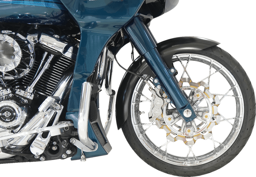 KLOCK WERKS 1401-0937 Henry Front Fender - Black - 21" Wheel - HD Touring/Trike