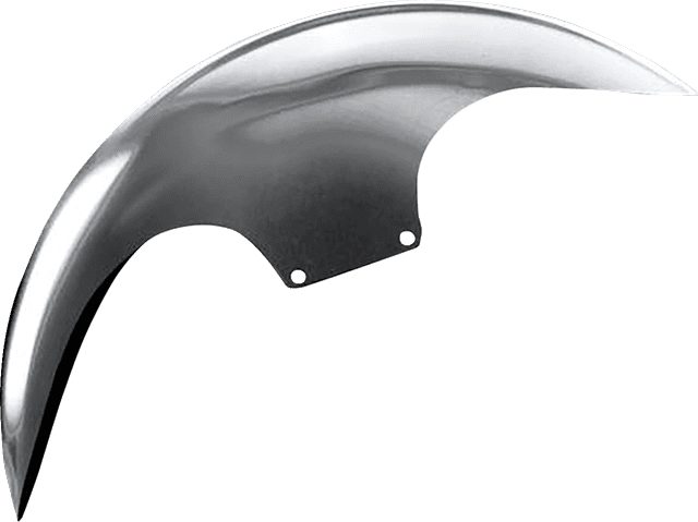 PAUL YAFFE BAGGER NATION 1401-0952 Cafe Front Fender - 21" - Chrome Adaptors — image 2 of 2