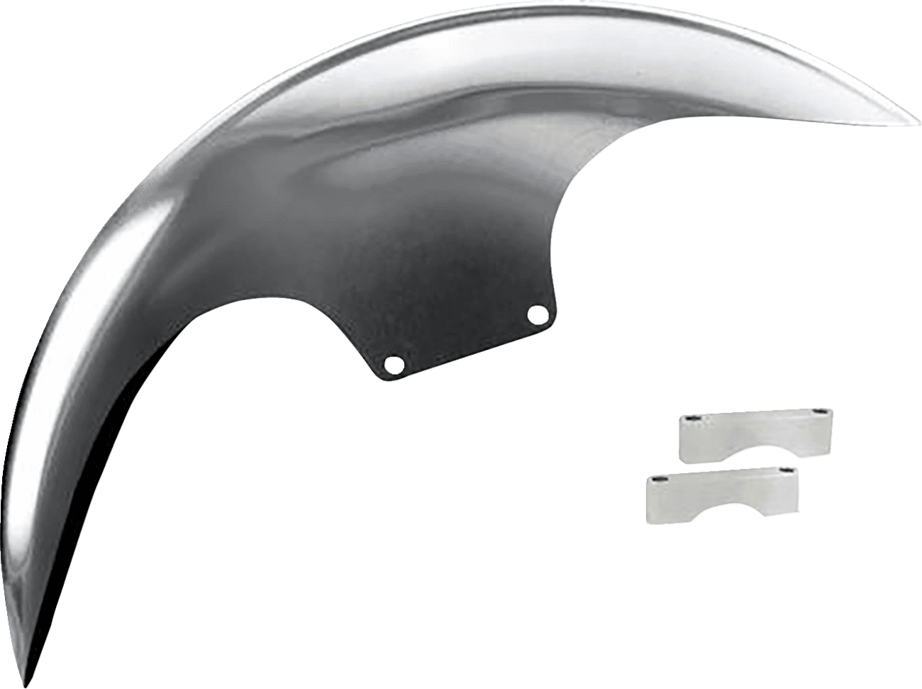 PAUL YAFFE BAGGER NATION 1401-0953 Cafe Front Fender - 21" - Satin Spacers