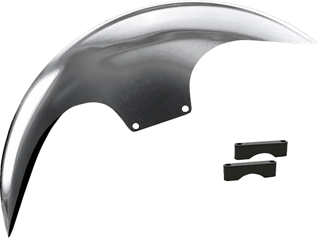PAUL YAFFE BAGGER NATION 1401-0954 Cafe Front Fender - 21" - Black Spacers