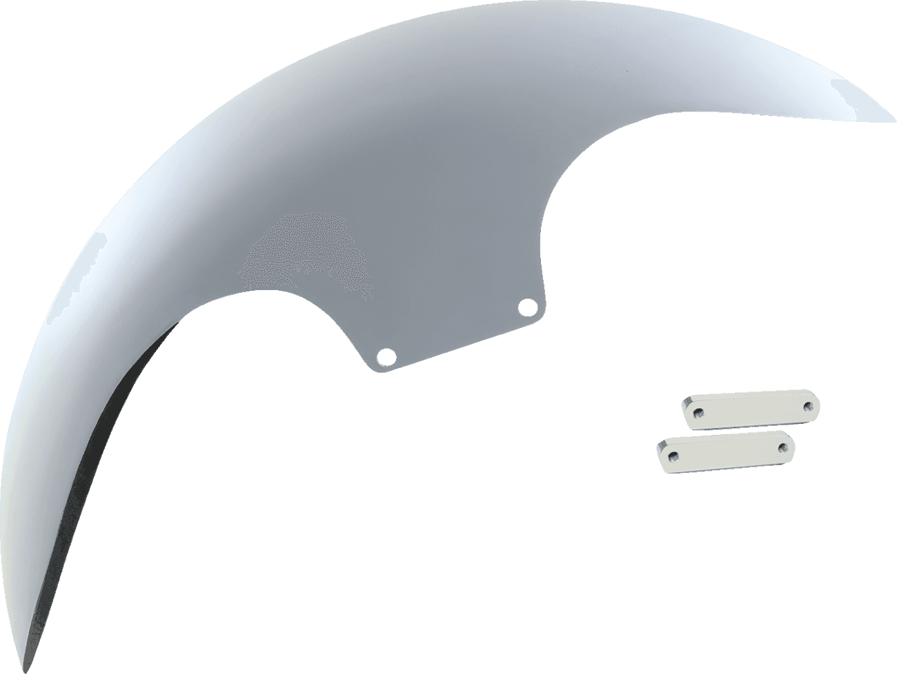 PAUL YAFFE BAGGER NATION 1401-0958 Cafe Front Fender - 19" - Chrome Adaptors