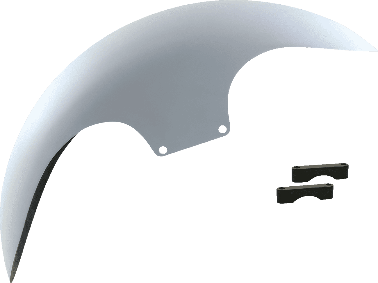 PAUL YAFFE BAGGER NATION 1401-0960 Cafe Front Fender - 19" - Black Spacers