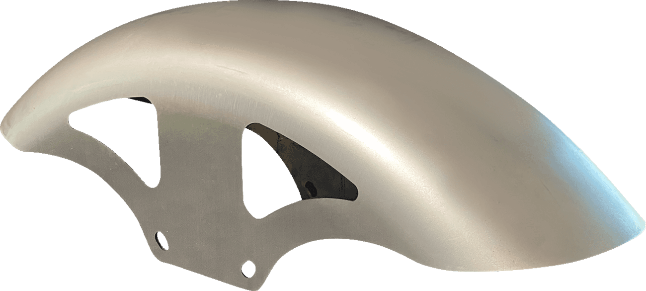 RUSS WERNIMONT DESIGNS 1401-0962 Retro Front Fender - For 19" Wheel - HD Trike/Touring '14-'20