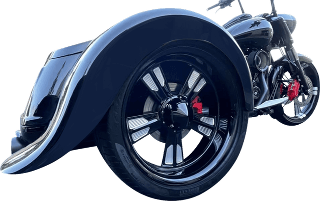 PAUL YAFFE BAGGER NATION 1401-0974 Swoop Trike Fender - Left - FLTR/FLTRT — image 2 of 2