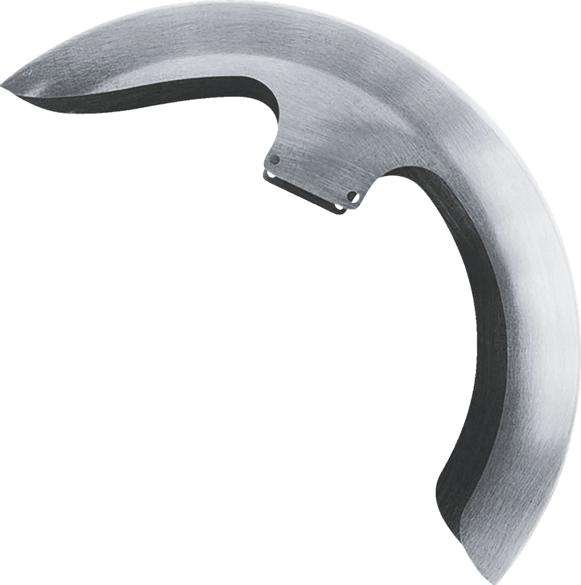 PAUL YAFFE BAGGER NATION 1401-0979 Thicky Front Fender - OEM 16"-19" Wheel - With Satin Adapters - HD Touring/Trike — image 2 of 3