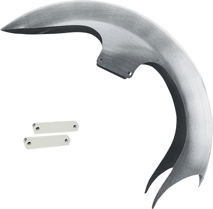 PAUL YAFFE BAGGER NATION 1401-1017 Talon Front Fender - 21" Wheel - With Chrome Adapters - HD Touring