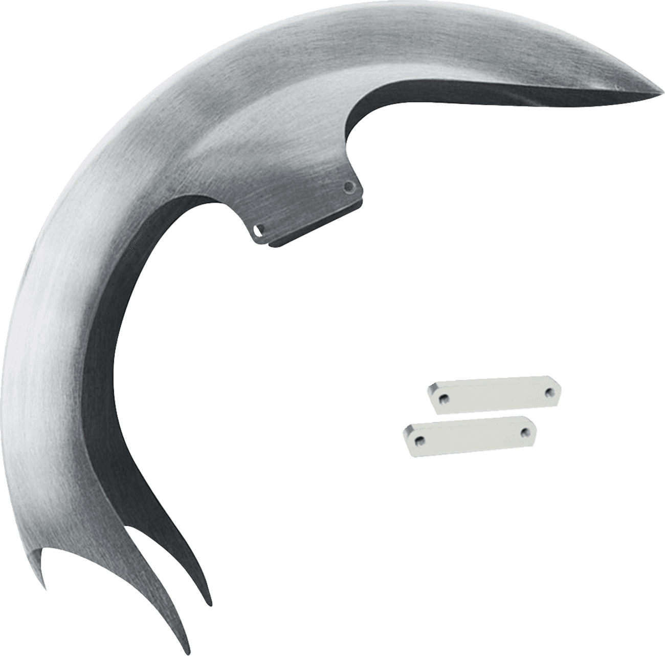 PAUL YAFFE BAGGER NATION 1401-1021 Talon Front Fender - 26" Wheel - With Chrome Adapters - HD Touring