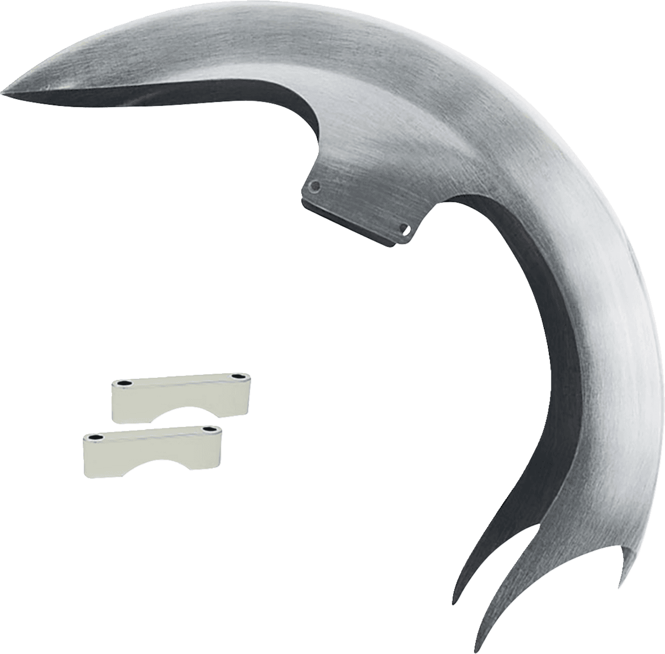 PAUL YAFFE BAGGER NATION 1401-1023 Talon Front Fender - OEM - 16"-19" Wheel - With Chrome Adapters - Touring Models