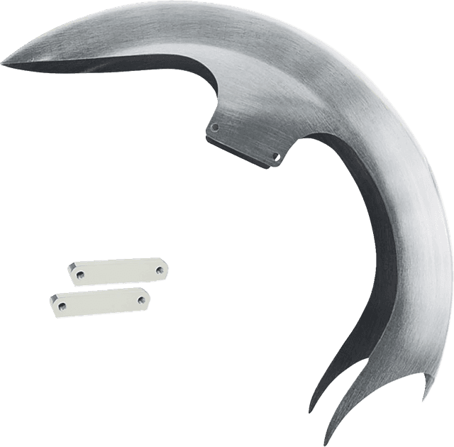 PAUL YAFFE BAGGER NATION 1401-1025 DEI Front Fender - OEM - 16"-19" Wheel - With Chrome Adapters - Touring Models