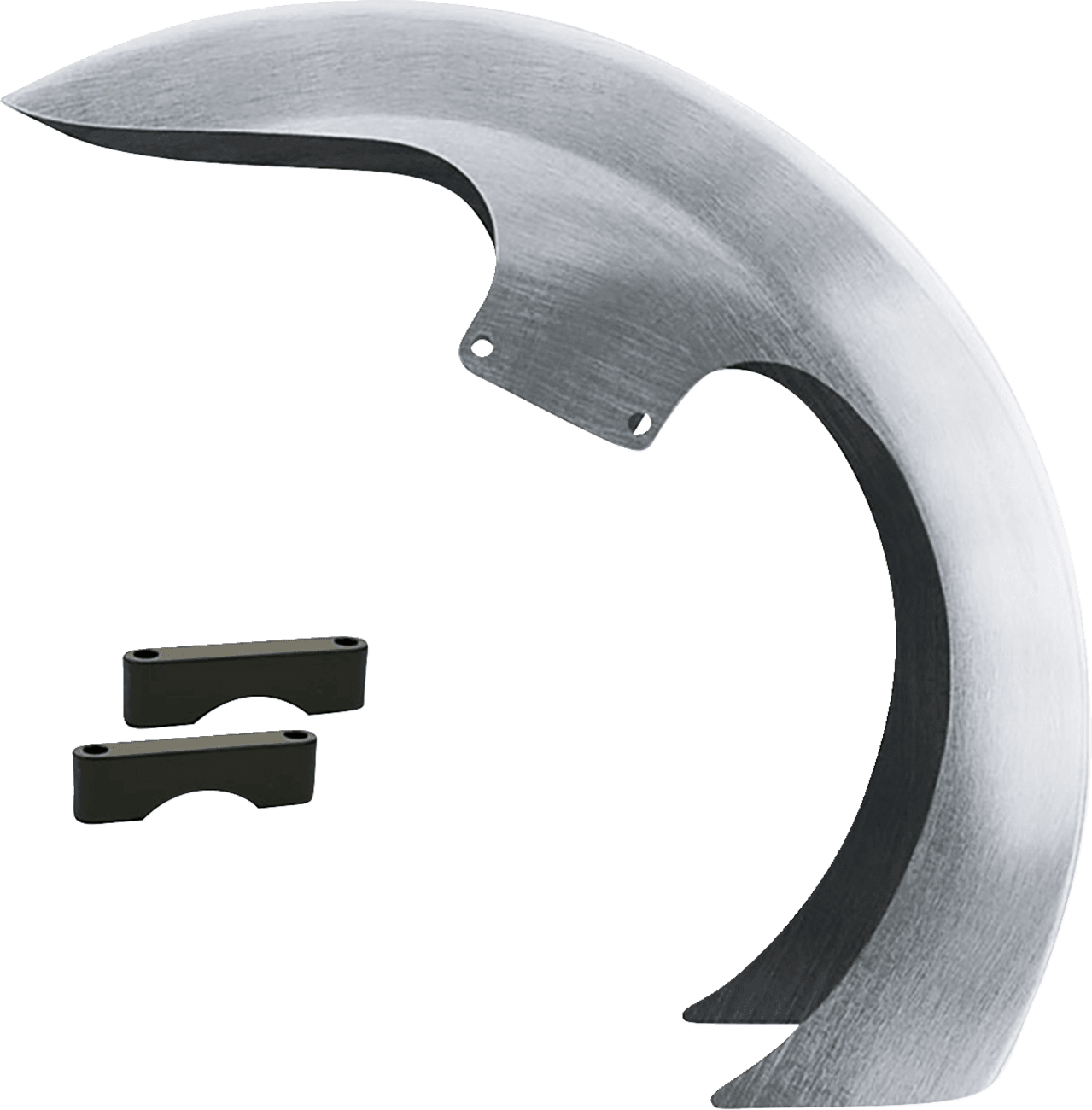 PAUL YAFFE BAGGER NATION 1401-1032 DEI Front Fender - 16"-19" Wheel - With Black Adapters - HD Touring