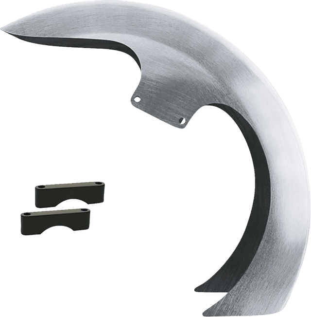 PAUL YAFFE BAGGER NATION 1401-1032 DEI Front Fender - 16"-19" Wheel - With Black Adapters - HD Touring