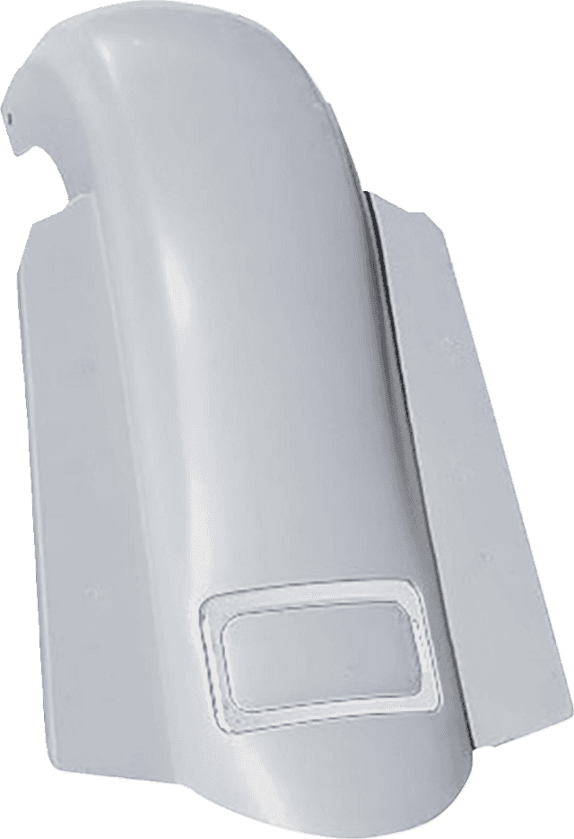 PAUL YAFFE BAGGER NATION 1401-1040 Short Sport Rear Fender - With Chrome Plate Frame - HD Touring '14-'26